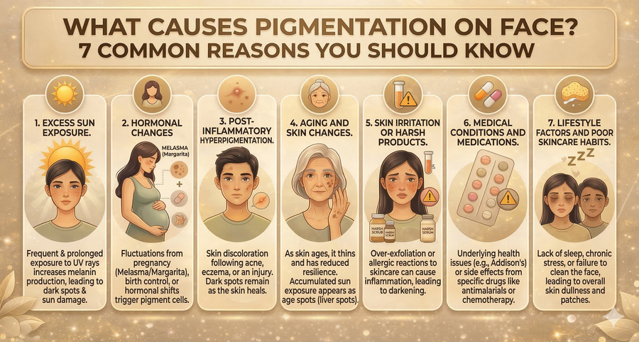 What Causes Pigmentation on Face? 7 Common Reasons You Should Know