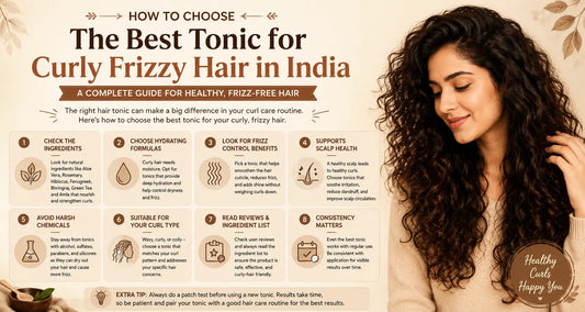 How to Choose the Best Tonic for Curly Frizzy Hair in India