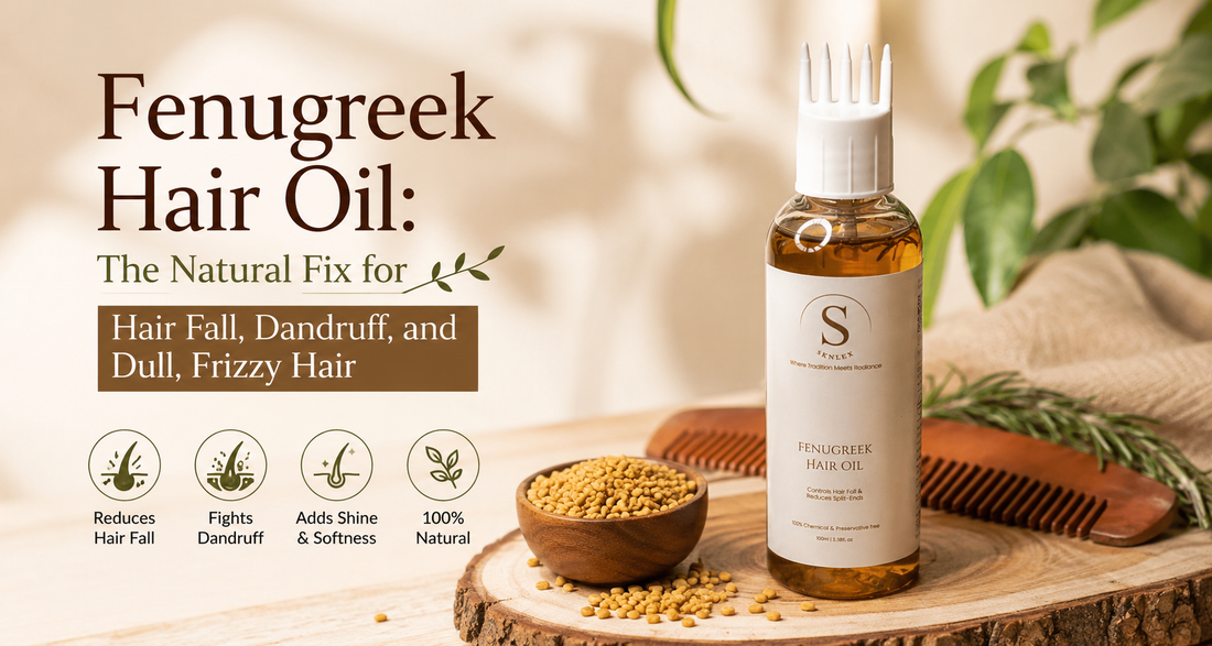 Fenugreek Hair Oil: The Natural Fix for Hair Fall, Dandruff, and Dull, Frizzy Hair