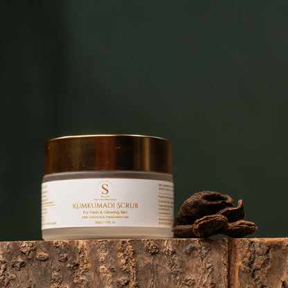 Kumkumadi Scrub | For Fresh and Glowing Skin - SKNLEX