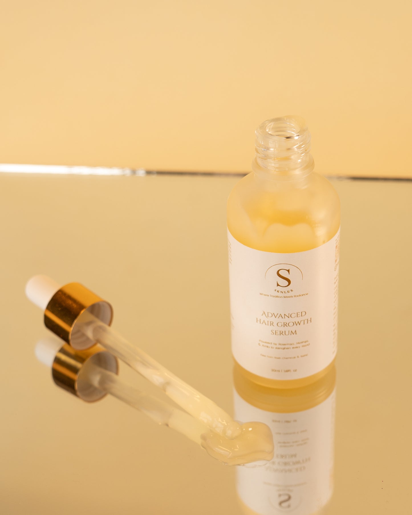 Advanced Hair Growth Serum | Powered by Rosemary, Moringa & Amla to strengthen every strand