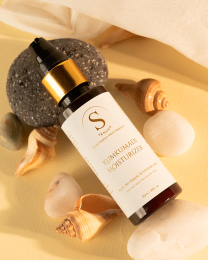 Kumkumadi Moisturizer | Boosts Skin Elasticity & Enhances Glow - SKNLEX