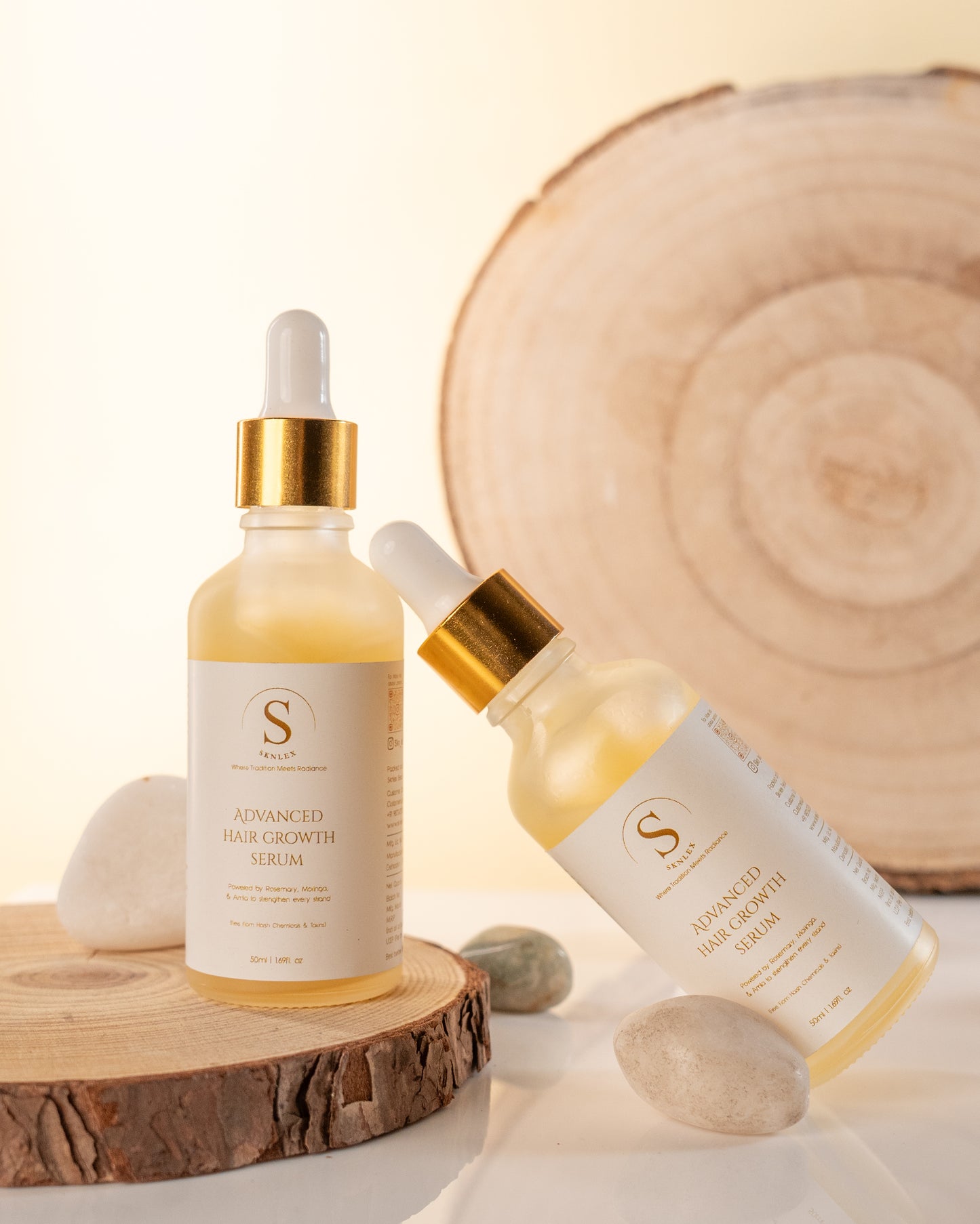 Advanced Hair Growth Serum | Powered by Rosemary, Moringa & Amla to strengthen every strand
