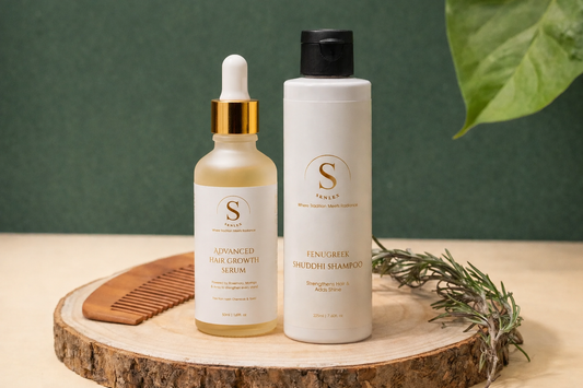 Fenugreek shuddhi shampoo + Advanced Hair Growth Serum