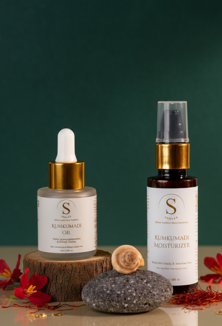 Kumkumadi oil + Kumkumadi moistouriser - SKNLEX
