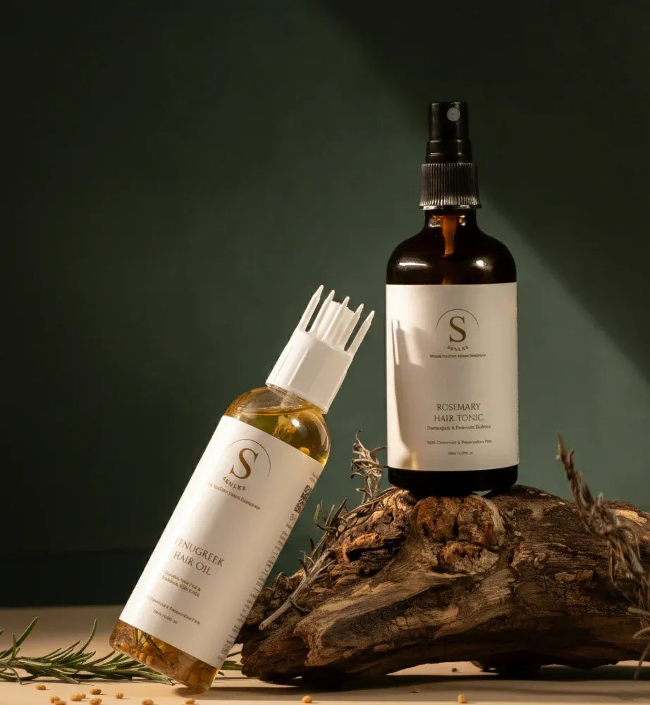 Fenugreek Hair Oil + Rosemary Tonic