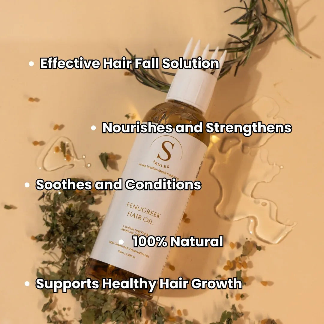 Fenugreek Hair Oil | Nourish, Strengthen, and Grow