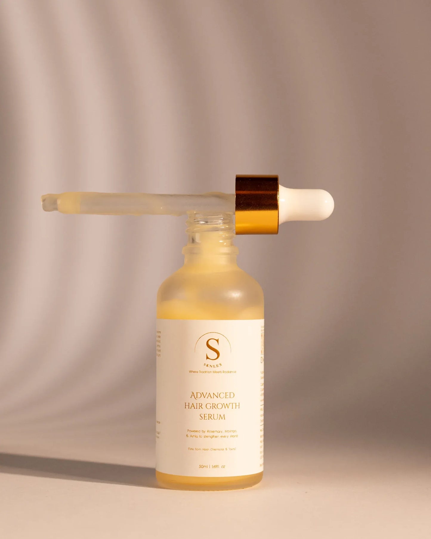 Advanced Hair Growth Serum | Powered by Rosemary, Moringa & Amla to strengthen every strand