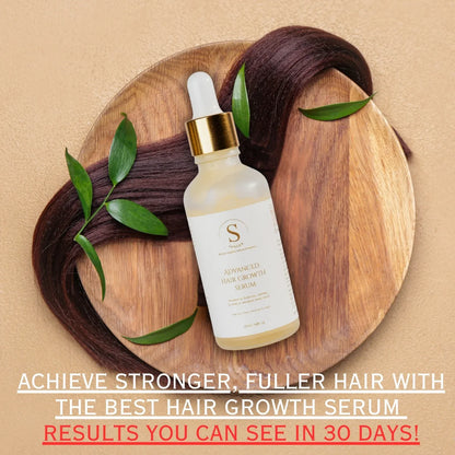 Advanced Hair Growth Serum | Powered by Rosemary, Moringa & Amla to strengthen every strand