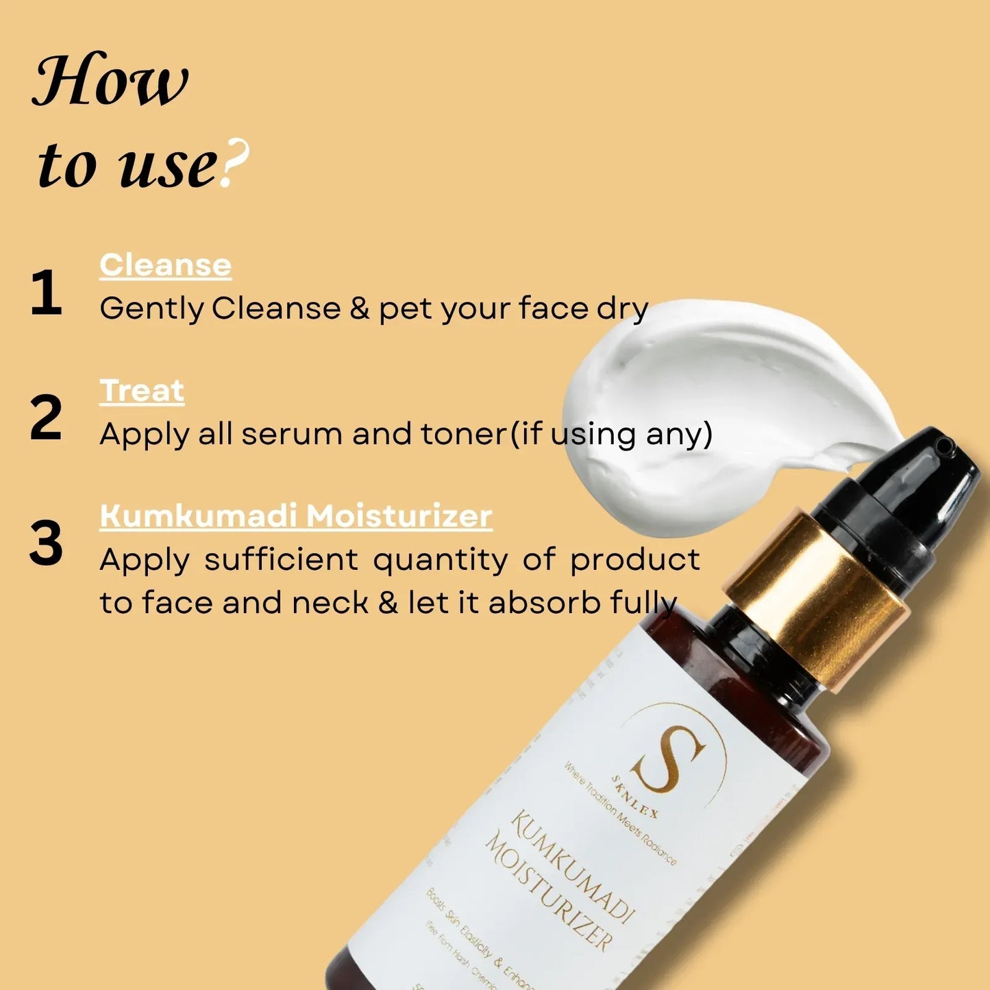 Kumkumadi Moisturizer | Boosts Skin Elasticity & Enhances Glow