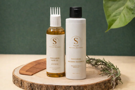 Fenugreek shuddhi shampoo+advanced hair growth serum